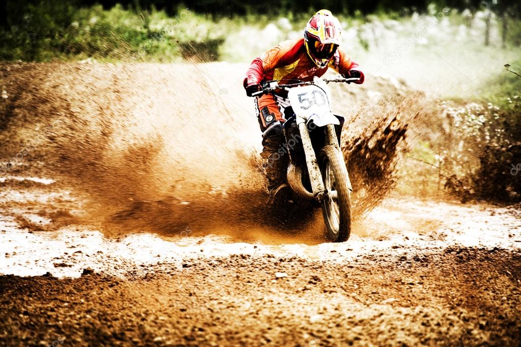 Corrida de motocross — Fotografia de Stock Editorial © im_source #47014771